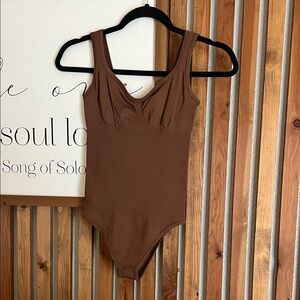 Brown Bodysuit - Women Tops